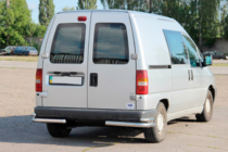 Citroen Jumpy 1996-2007 гг. Задние двойные уголки AK003-двойные (нерж сталь) фото 2