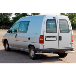 Задние двойные уголки AK003-двойные (нерж сталь) Fiat Scudo 1996-2007 гг. фото 4
