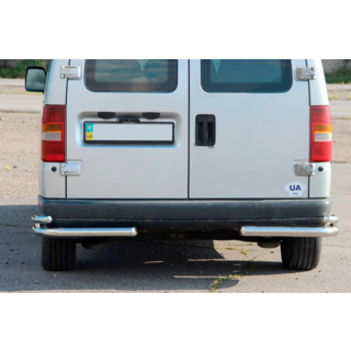 Задние двойные уголки AK003-двойные (нерж сталь) Peugeot Expert 1995-2007 гг. фото 1