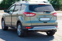 Ford Kuga/Escape 2013-2019 гг. Задняя дуга AK002 (нержавейка) фото 3