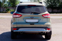 Ford Kuga/Escape 2013-2019 гг. Задняя дуга AK002 (нержавейка) фото 2