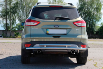Ford Kuga/Escape 2013-2019 гг. Задняя дуга AK002-2 (нержавейка) фото 2