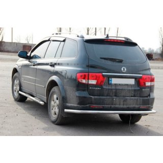 Задняя дуга AK005 (нержавейка) SsangYong Kyron 2005-2014 гг. фото 1