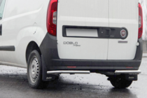 Opel Combo 2012-2018 гг. Задние Углы AK003 (Нержавейка) фото 1