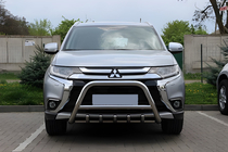 Mitsubishi Outlander 2012-2021 гг. Кенгурятник WT003 (нержавейка) фото 3