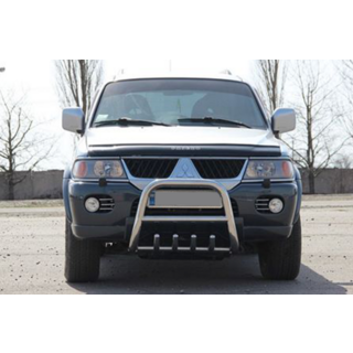 Кенгурятник QT006 (нержавейка) фото 2