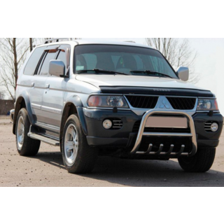 Кенгурятник QT006 (нержавейка) фото 1