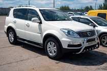 SsangYong Rexton I 2001-2017 гг. Кенгурятник WT004 Нержавейка фото 4
