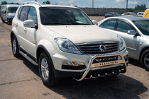 SsangYong Rexton I 2001-2017 гг. Кенгурятник WT004 Нержавейка фото 3