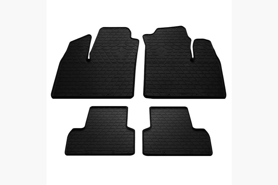 Fiat Doblo I 2005-2010 гг. Резиновые коврики (Stingray) 4 шт, Premium - резиновые коврики без запаха Фото 4