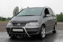Volkswagen Sharan 1995-2010 гг. Кенгурятник WT004 Нержавейка 51 мм фото 1