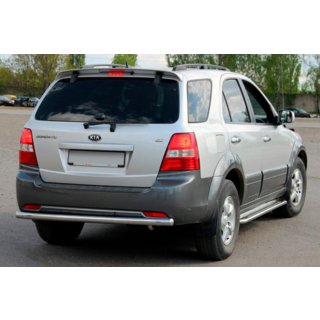 Задняя дуга AK002 (нерж. сталь) Kia Sorento I BL 2002-2009 гг. фото 2