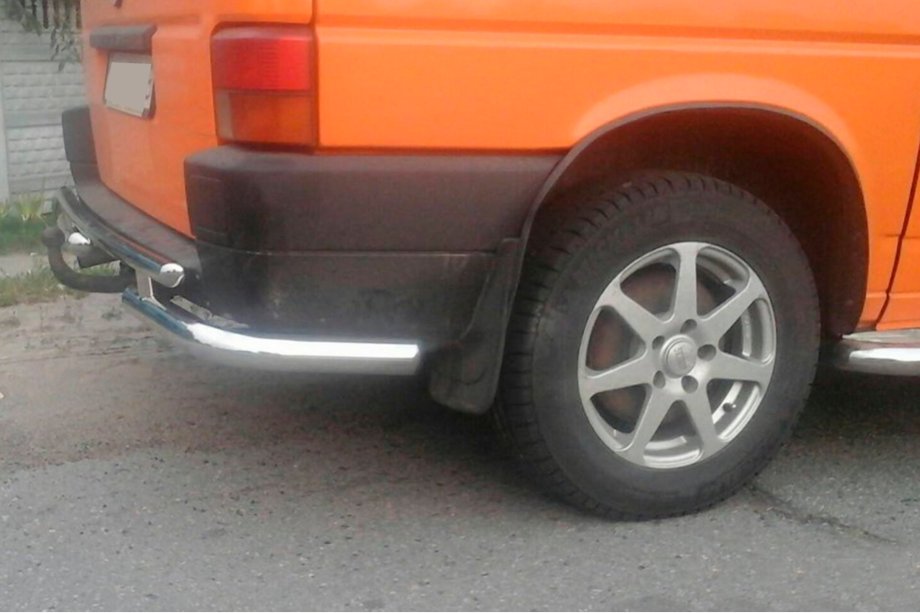 Volkswagen T4 Caravelle/Multivan 1990–2003 гг. Задняя дуга AK003-2 (нержавейка) Фото 2