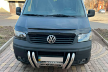 Volkswagen T5 Transporter 2003-2010 гг. Кенгурятник ST006-04 Решетка (Нержавейка) фото 2