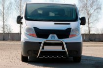 Opel Vivaro 2001–2015 гг. Кенгурятник QT-Spec (нержавейка) фото 1