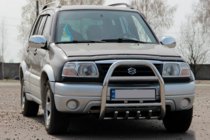 Suzuki Vitara 1998-2006 гг. Кенгурятник QT007 (нержавейка) фото 1