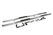 Mercedes Vito W639 2004-2014 гг. Боковые трубы BB001 (2 шт., нержавейка) фото 6