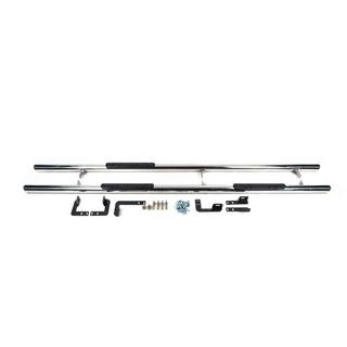 Боковые трубы BB001 (2 шт., нержавейка) фото 4