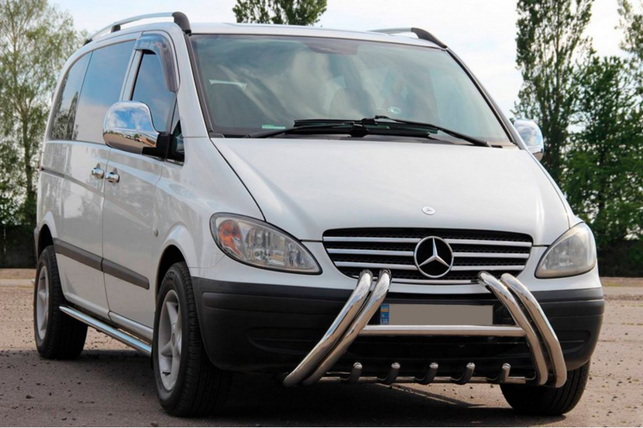 Mercedes Vito W639 2004-2014 гг. Кенгурятник Kelebek WT011 (нерж.) Image
