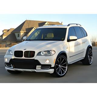 Накладка на передний бампер (2007-2010, грунт под покраску) BMW X5 E70 2007-2013 гг. фото 1