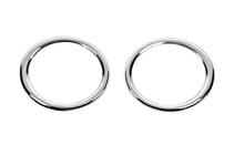 Накладки на противотуманные фары 2010-2012 (2 шт, нержавейка) фото 2