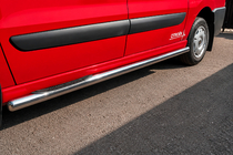 Fiat Scudo 2007-2015 гг. Боковые трубы BB002 (2 шт., нержавейка) фото 5