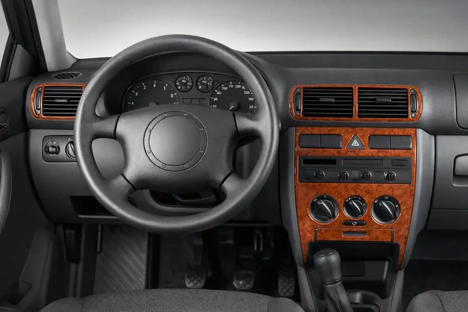 Audi A3 1996-2003 гг. Накладки на панель приборов (1996-2000) Темное дерево