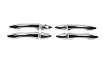 Хромированные Накладки на Ручки Дверей (4 шт, Нержавейка) фото 2