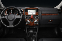 Daihatsu Terios 2006-2017 гг. Накладки на Панель Приборов Алюминий фото 1