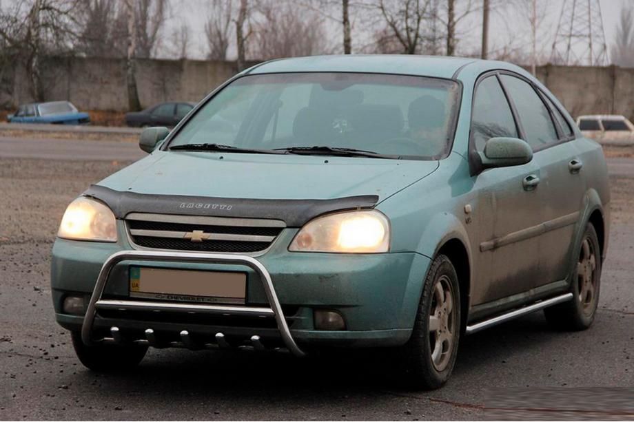 Chevrolet Lacetti 2003-2024 гг. Передняя дуга WT003 (60 мм, нерж.) Image