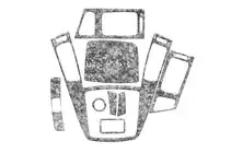 Hyundai I-30 2007-2011 гг. Накладки на Панель Small Алюминий фото 1