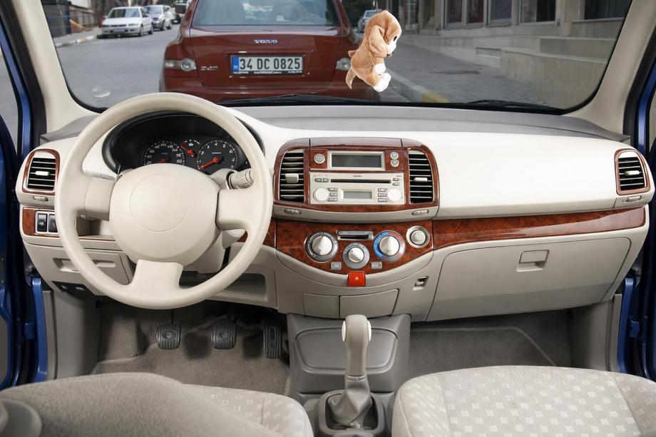 Nissan Micra K12 2003-2010 гг. Накладки на Панель Приборов Дерево Image