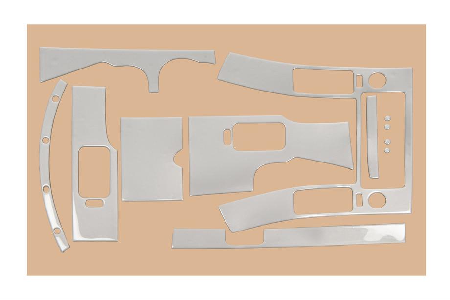 Nissan Navara 2006-2015 гг. Комплект Тюнинга Салона (12 деталей) Карбон Фото 3