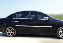 Opel Vectra C 2002-2008 гг. Наружные молдинги окон нержавейка (4 шт) OmsaLine - Итальянская Нержавейка фото 3