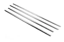 Opel Vectra C 2002-2008 гг. Наружные молдинги окон нержавейка (4 шт) OmsaLine - Итальянская Нержавейка фото 4