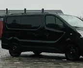 Opel Vivaro 2015-2019 гг. Черные рейлинги Короткая, Чугунные Ножки фото 2