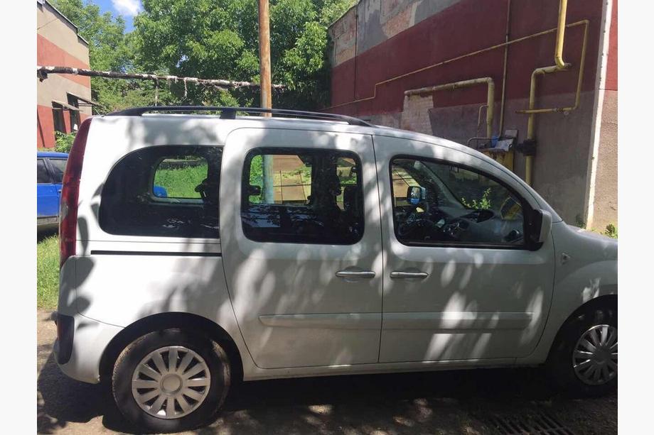 Renault Kangoo 2008–2020 гг. Черные рейлинги Фото 3