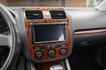 Volkswagen Jetta 2006-2011 гг. Накладки на Панель Приборов Алюминий фото 1