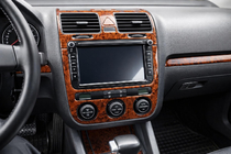 Volkswagen Jetta 2006-2011 гг. Накладки на Панель Приборов Алюминий фото 17