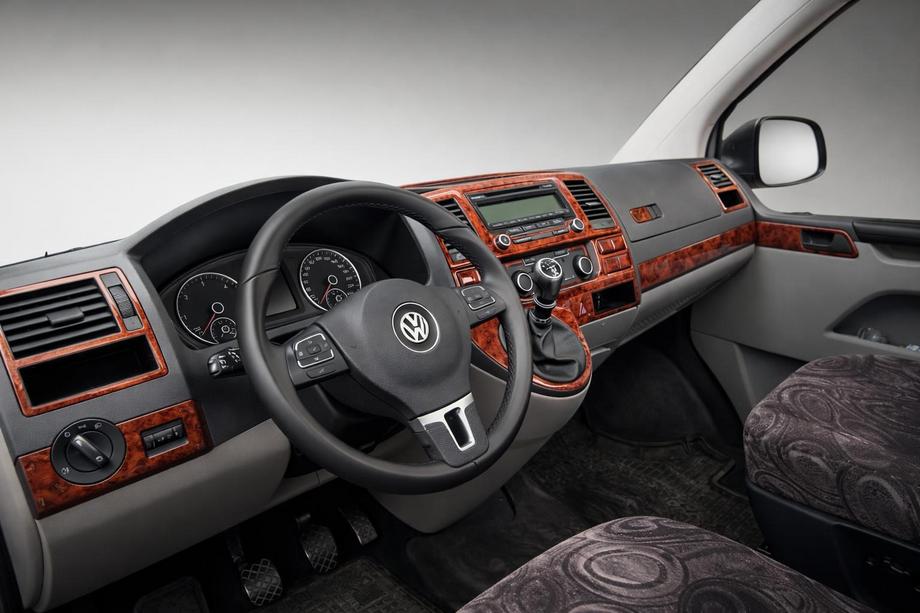 Volkswagen T5 2010-2015 гг. Накладки на Панель Приборов Image
