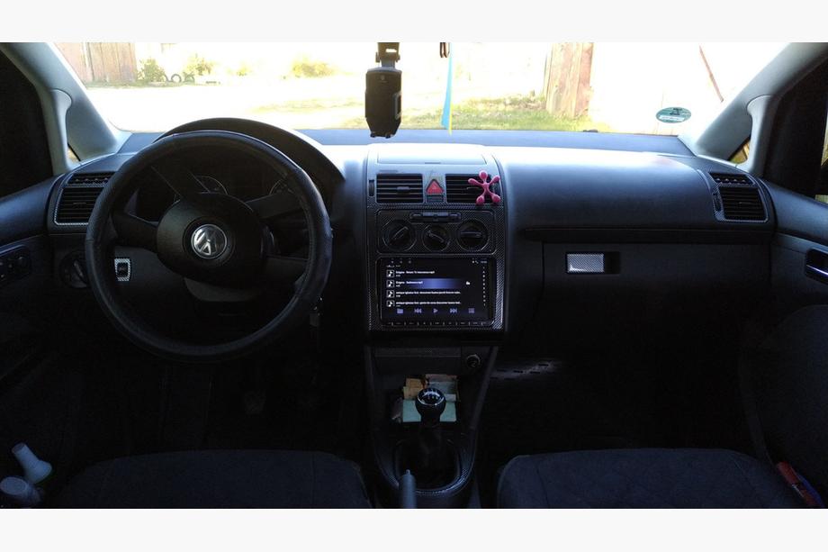 Volkswagen Touran 2003-2010 гг. Накладки на Панель Приборов Алюминий Фото 18