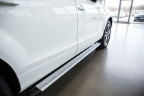 Audi Q7 2005-2015 гг. Боковые Подножки Maya V2 (2 шт., Алюминий) фото 4