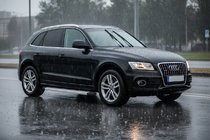 Audi Q5 2008-2017 гг. Боковые Подножки Maya V2 (2 шт., Алюминий) фото 1