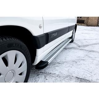 Боковые Подножки Maya V2 (2 шт., Алюминий) Citroen Berlingo 1996-2008 гг. фото 2