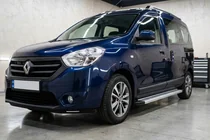 Dacia Dokker 2013-2022 гг. Боковые Подножки Maya V2 (2 шт., Алюминий) фото 1