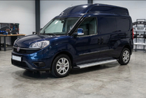 Fiat Doblo II 2010-2022 гг. Боковые Подножки Maya V2 (2 шт., Алюминий) фото 1