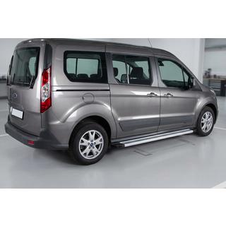 Боковые Подножки Maya V2 (2 шт., Алюминий) Ford Connect 2014-2021 гг. фото 1