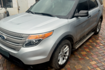 Ford Explorer 2011-2019 гг. Боковые Подножки Maya V2 (2 шт., Алюминий) фото 4