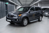Kia Sorento II XM 2009-2014 гг. Боковые Подножки Maya V2 (2 шт., Алюминий) 2013-2016 фото 1