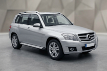 Mercedes GLK class X204 2008-2015 гг. Боковые Подножки Maya V2 (2 шт., Алюминий) фото 1